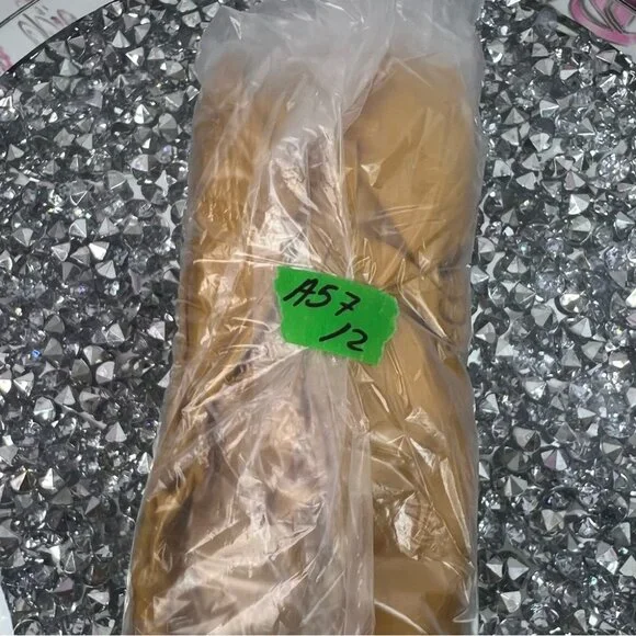 RW&CO. Tank top shiny strappy yellow shimmer Mustard Camisole Top - Picture 13 of 13